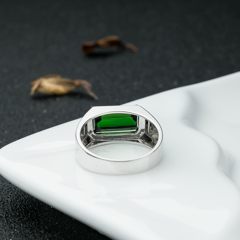 绿色碧玺戒指-红掌柜