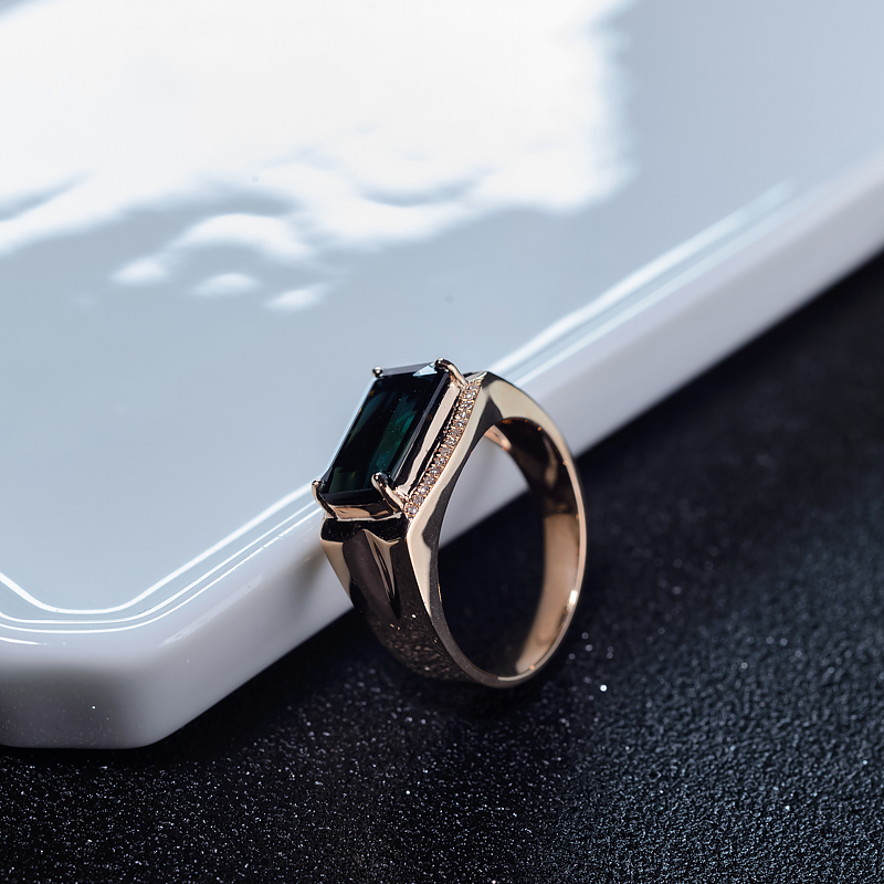 天然碧玺戒指-红掌柜