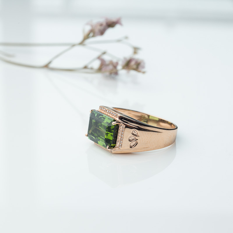 18K碧玺戒指-红掌柜