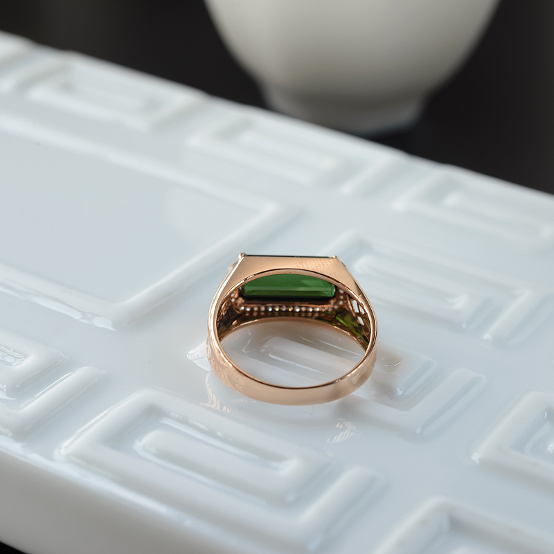 碧玺戒指 - 红掌柜