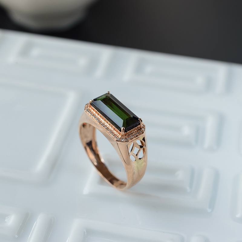 巴西碧玺戒指 - 红掌柜