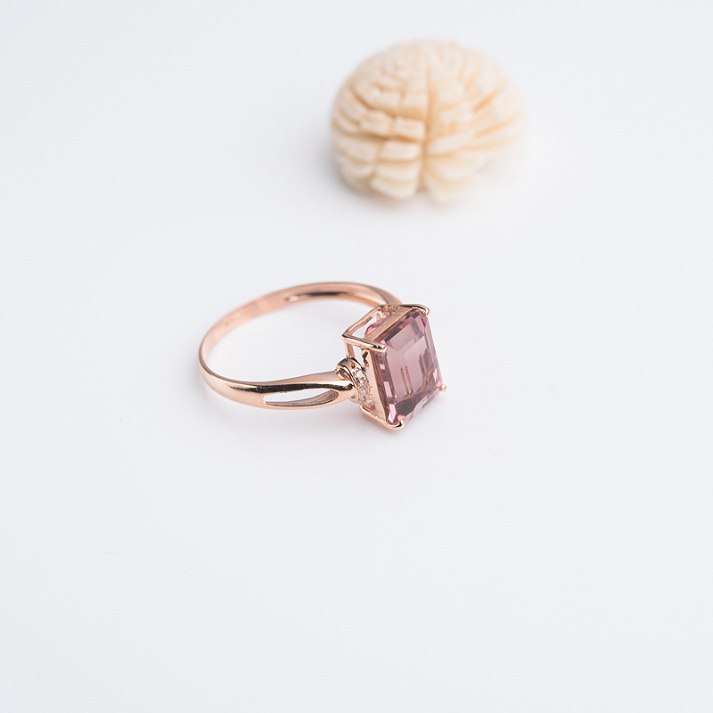 巴西碧玺戒指-红掌柜