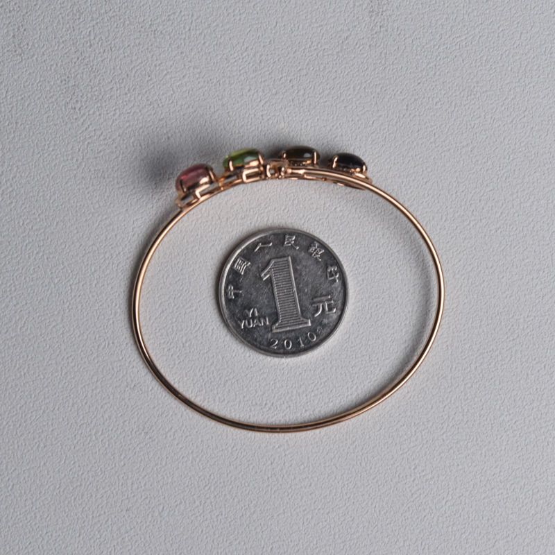 巴西碧玺手镯-红掌柜