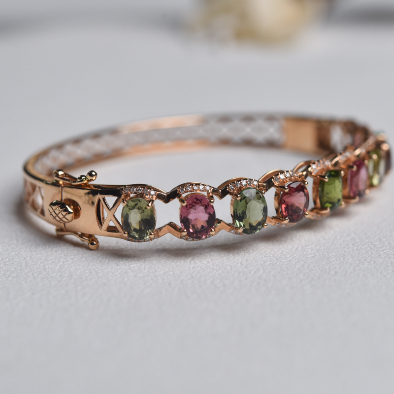 碧玺手镯-红掌柜