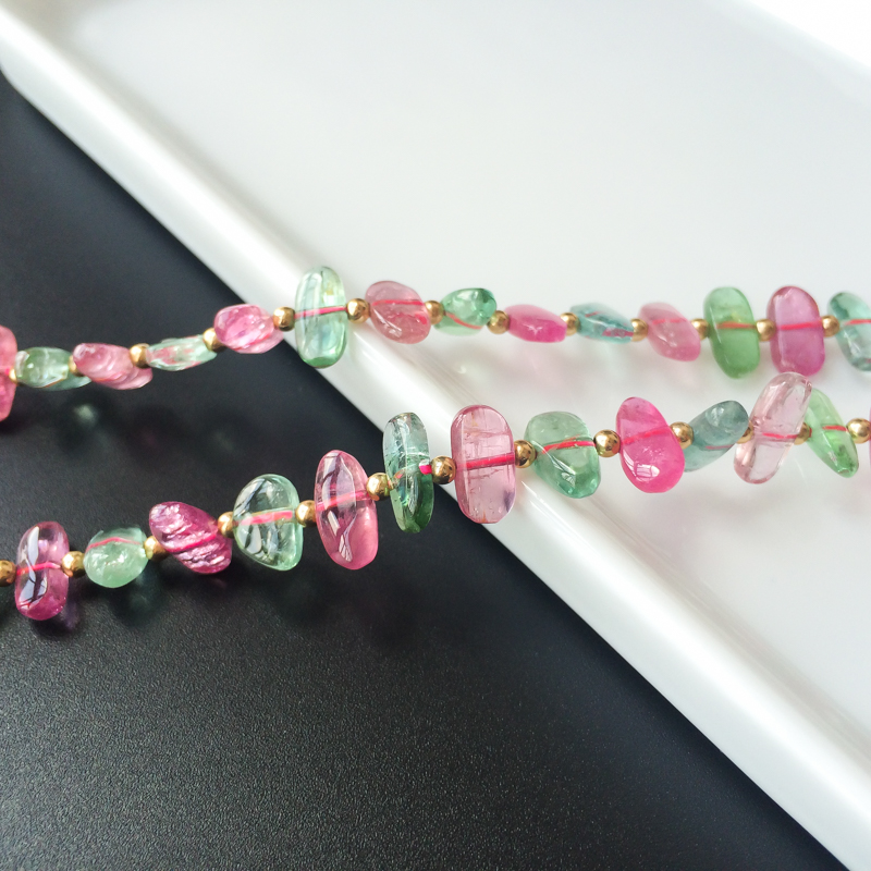 碧玺随形项链-红掌柜