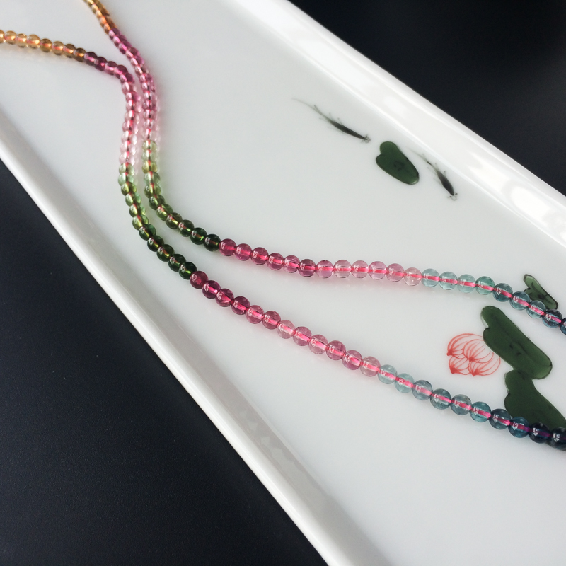 碧玺随形项链-红掌柜