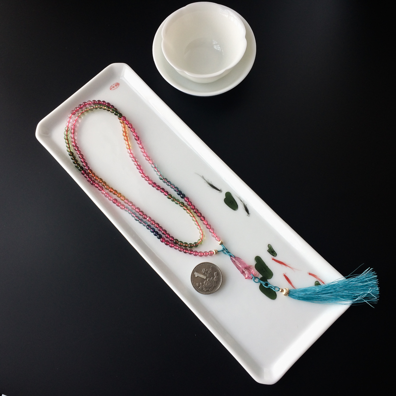 巴西碧玺项链-红掌柜