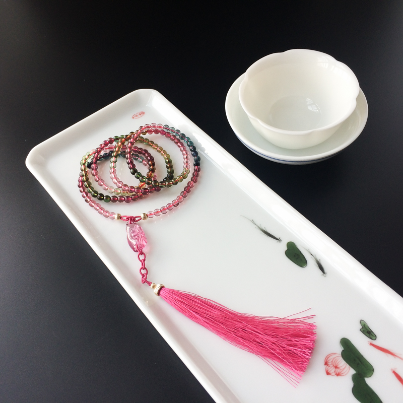 天然碧玺项链-红掌柜