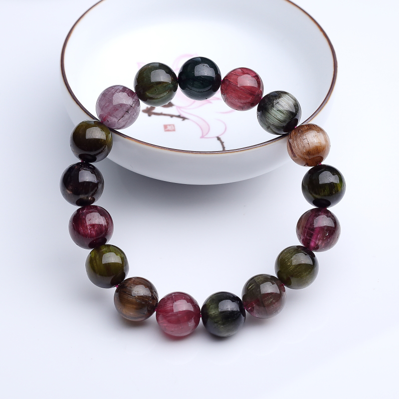 碧玺单圈手串-红掌柜