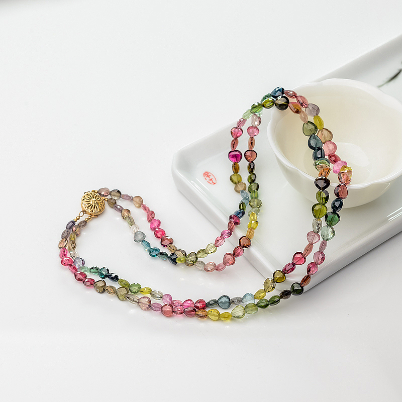 碧玺随形项链-红掌柜