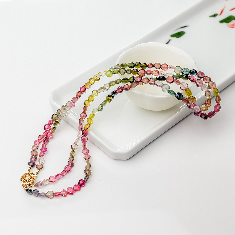 碧玺随形项链-红掌柜