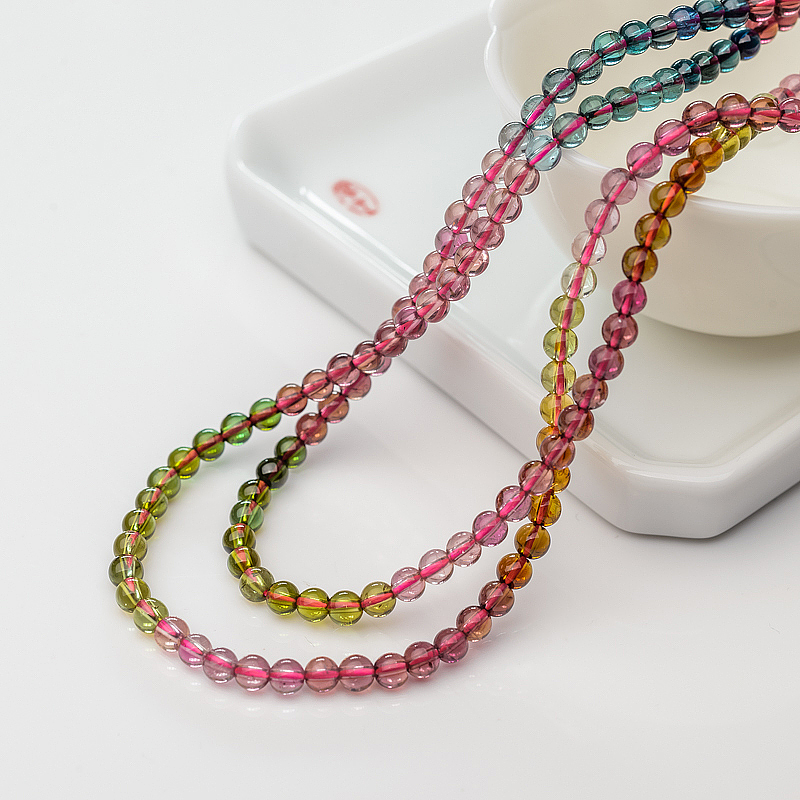 天然碧玺项链-红掌柜