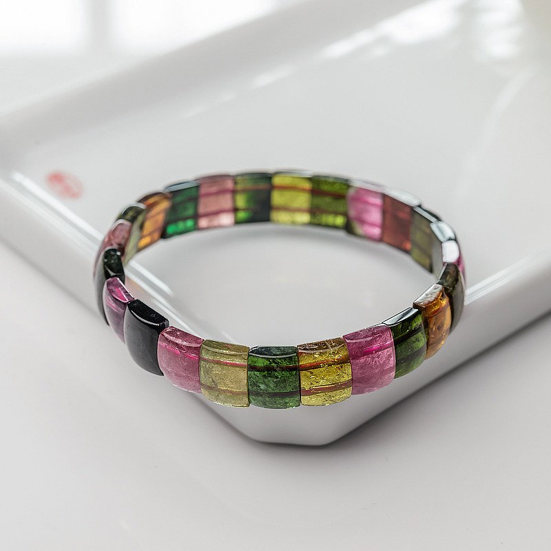 天然碧玺手串-红掌柜