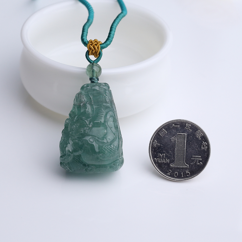 碧玺龙吊坠-红掌柜