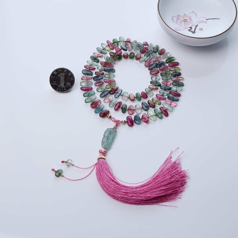 碧玺随形项链-红掌柜