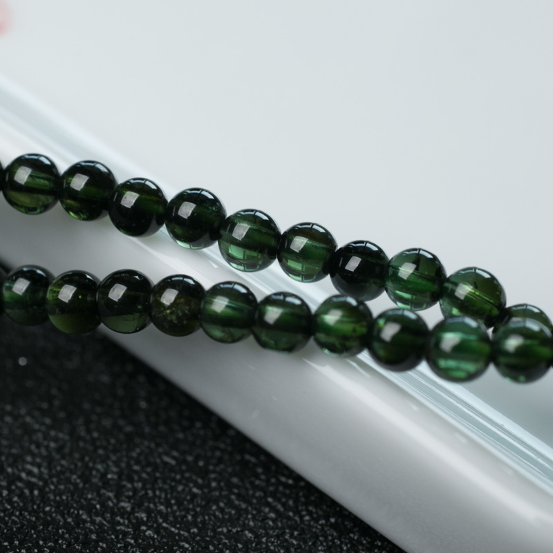 巴西碧玺多圈手串-红掌柜