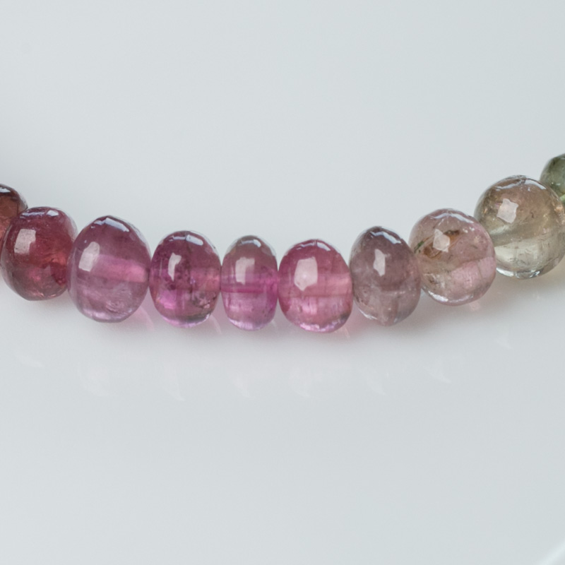 天然彩虹碧玺手链-红掌柜