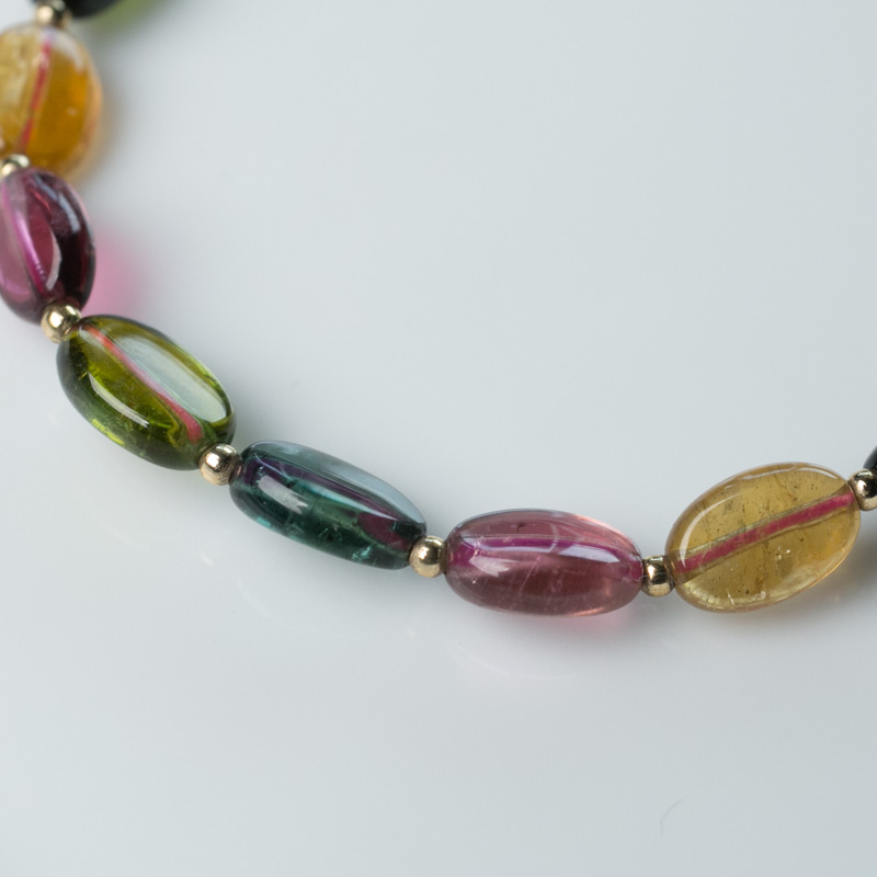 碧玺单圈手串-红掌柜