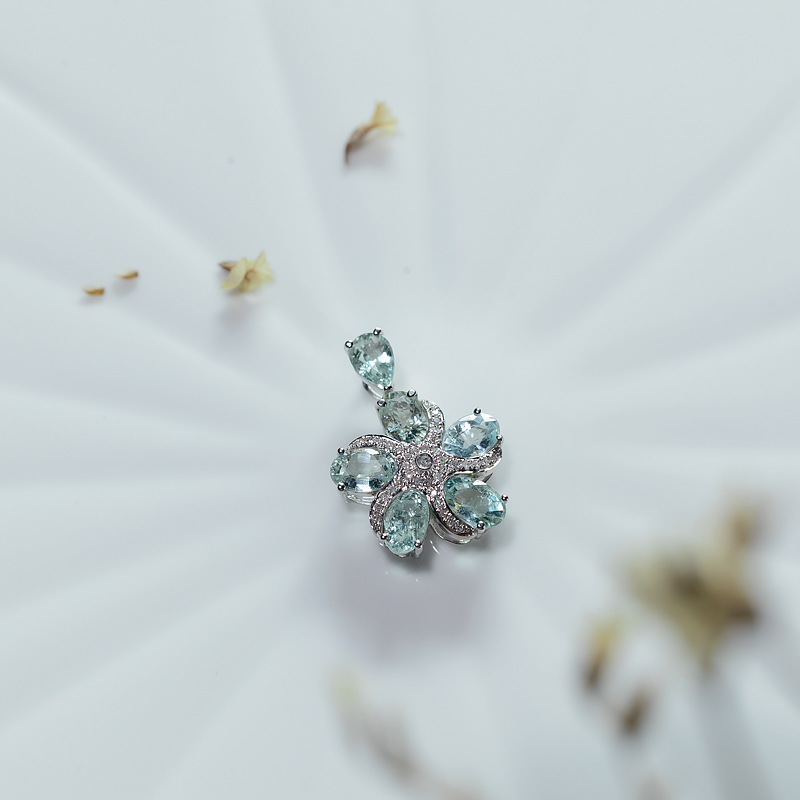 碧玺吊坠-红掌柜