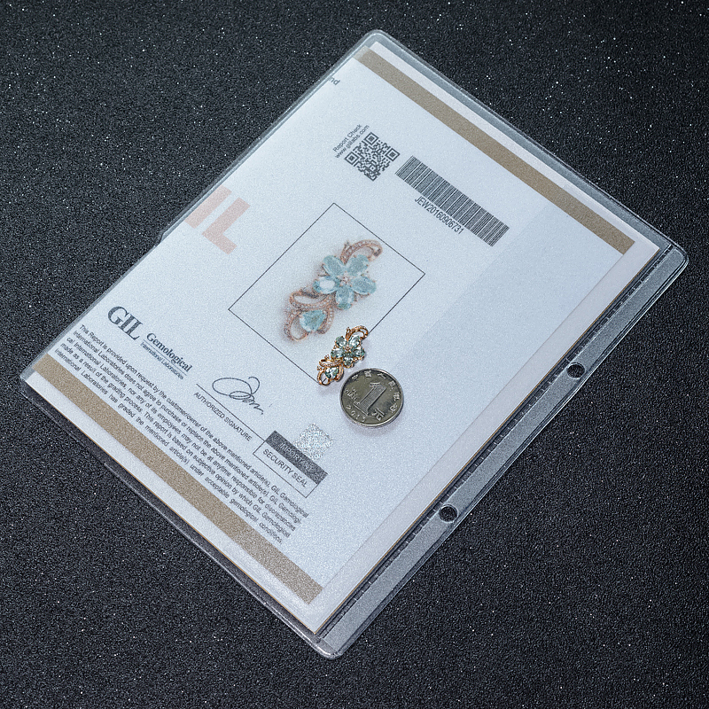 18K天然巴西蓝绿帕拉伊巴碧玺吊坠-红掌柜