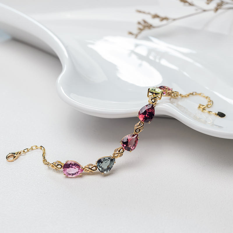 18K碧玺手链-红掌柜