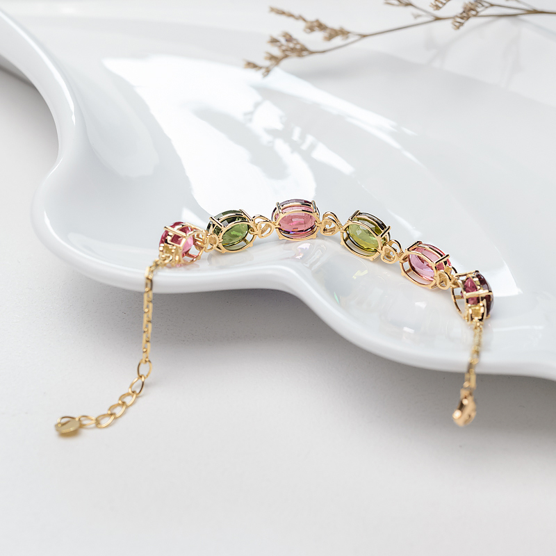 巴西碧玺手链-红掌柜