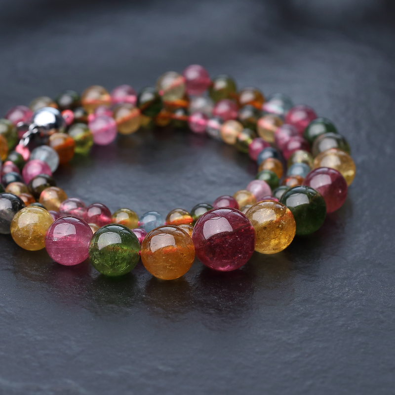 巴西碧玺塔链-红掌柜