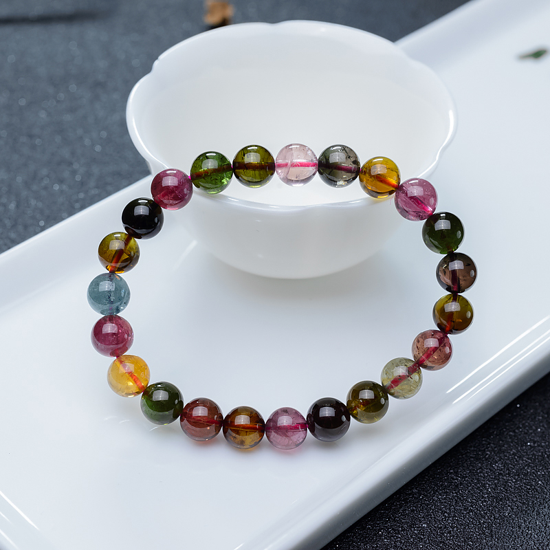 碧玺单圈手串-红掌柜