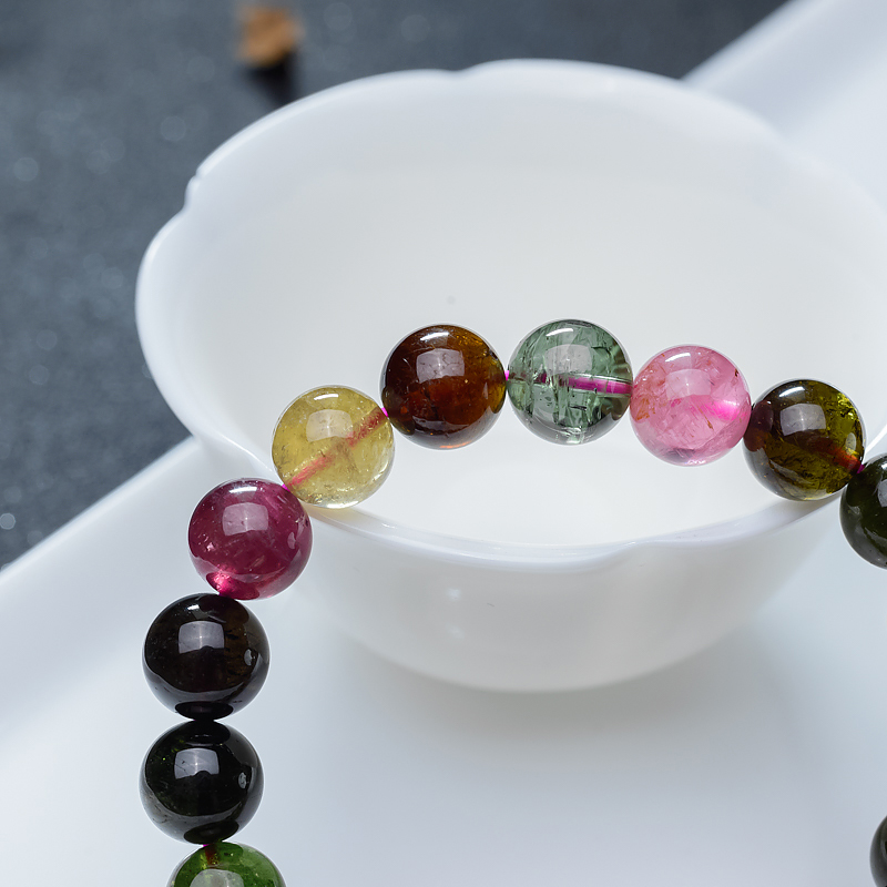 碧玺单圈手串-红掌柜