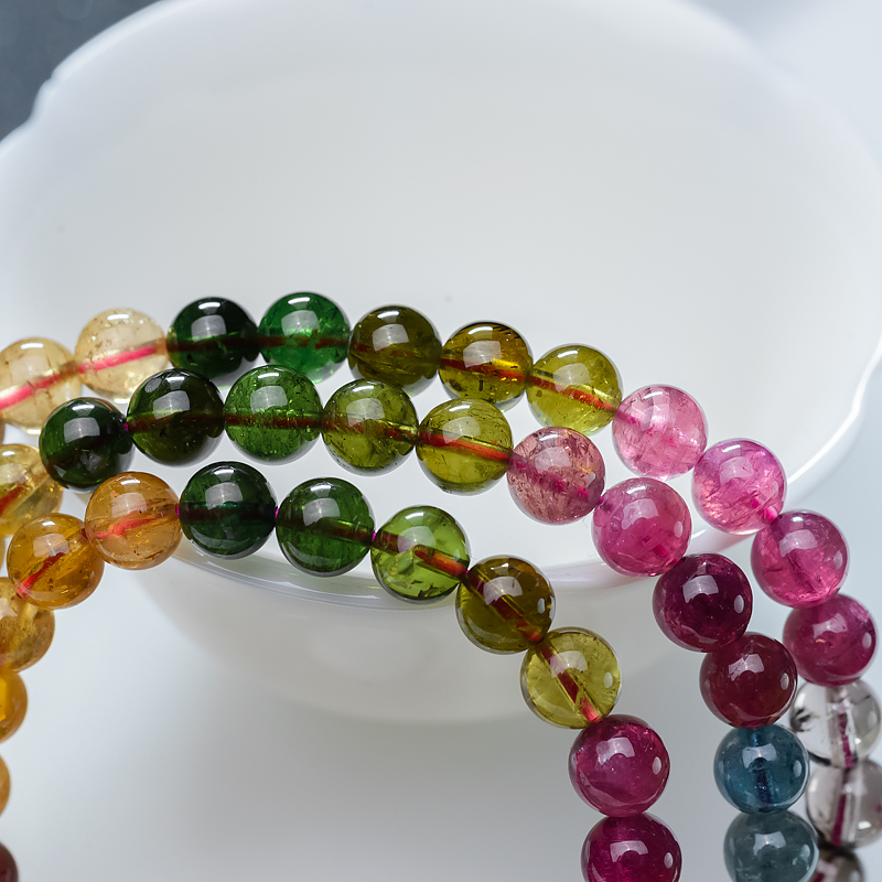 碧玺多圈手串-红掌柜