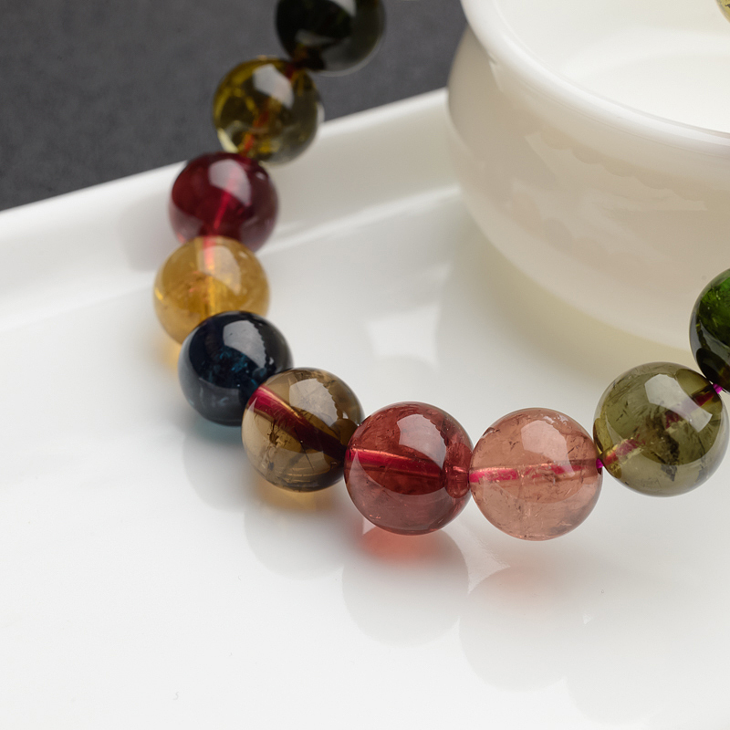 巴西碧玺手串-红掌柜