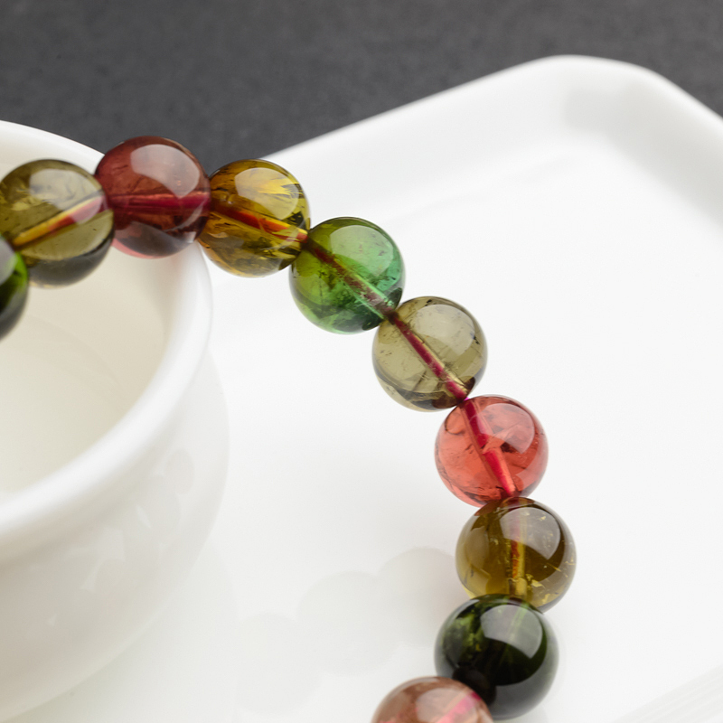 巴西碧玺手串-红掌柜