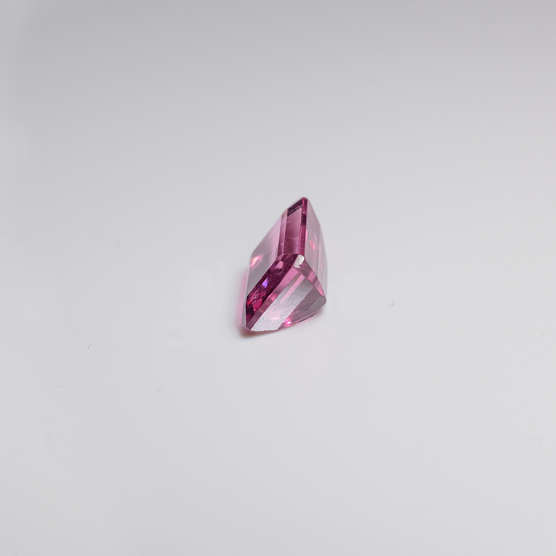 天然碧玺戒面-红掌柜