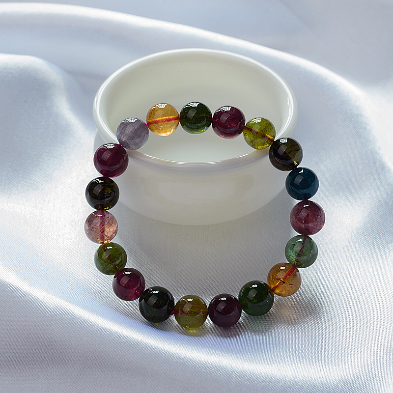 10mm巴西碧玺手串-红掌柜