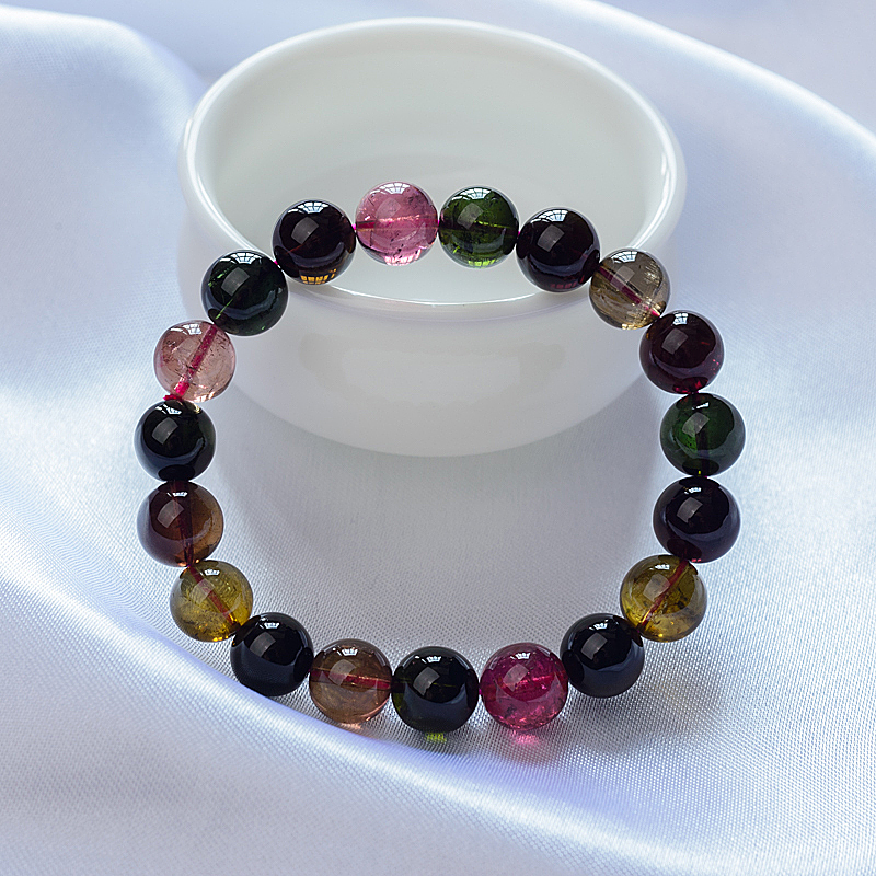 10mm巴西碧玺手串-红掌柜