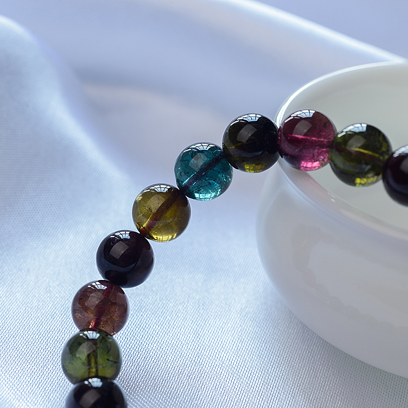 天然碧玺手串-红掌柜