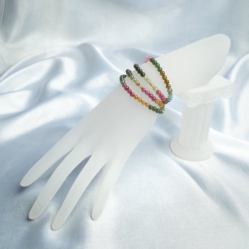 巴西天然碧玺手串-红掌柜