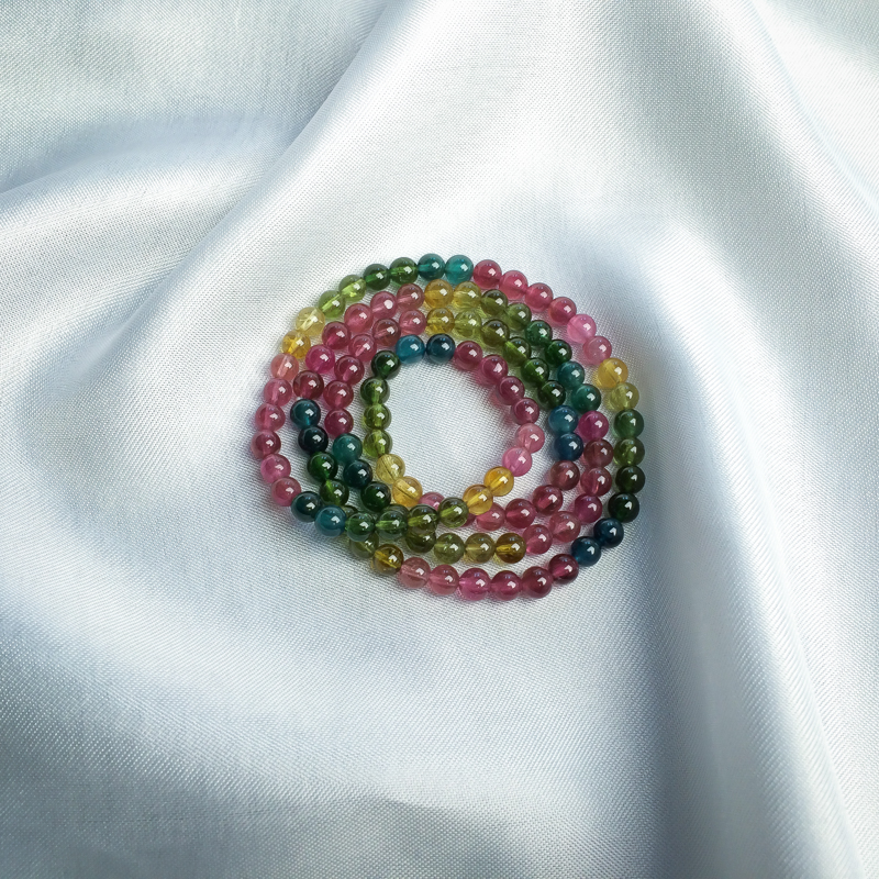 天然碧玺手串-红掌柜