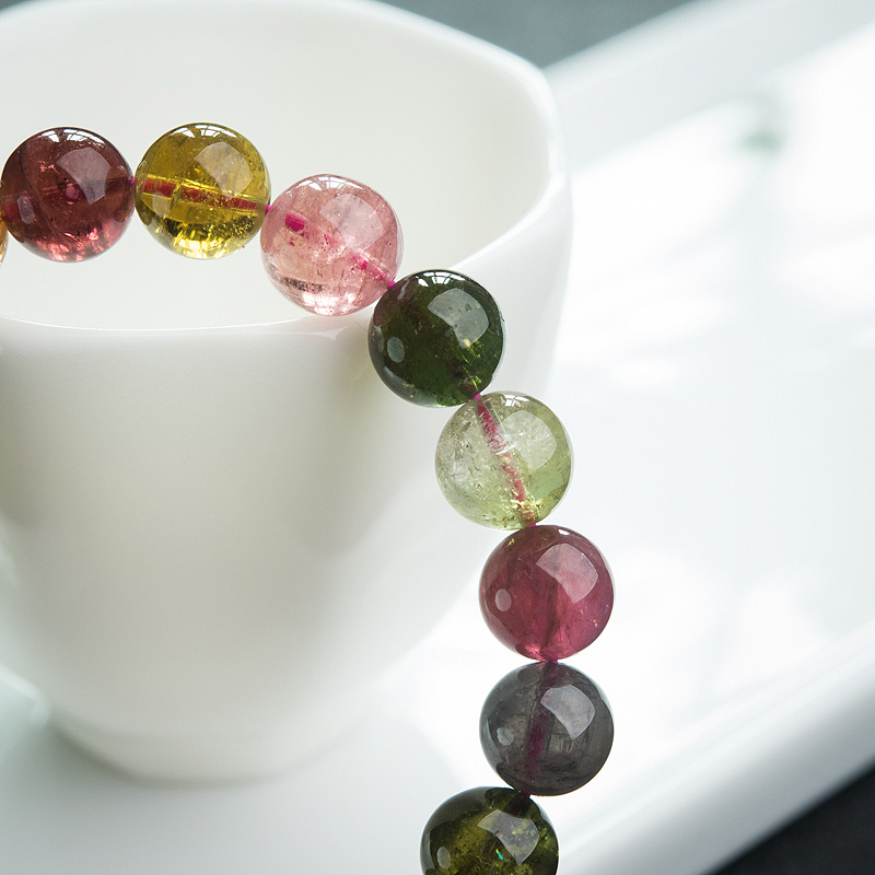 碧玺单圈手串-红掌柜