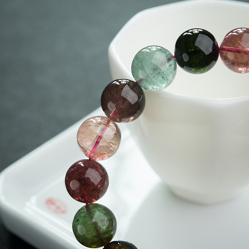 碧玺单圈手串-红掌柜