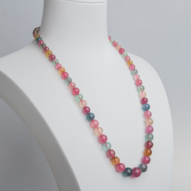 彩虹碧玺项链-红掌柜