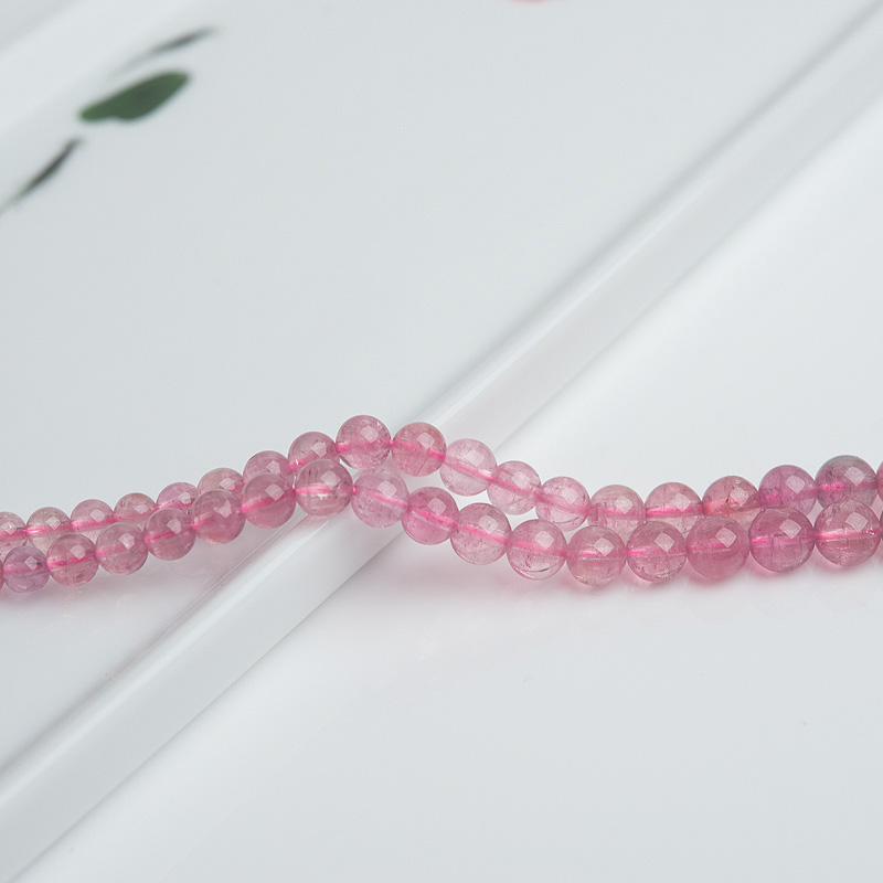 巴西天然碧玺塔链-红掌柜