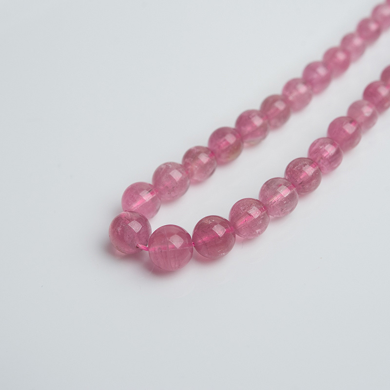 巴西天然碧玺项链-红掌柜