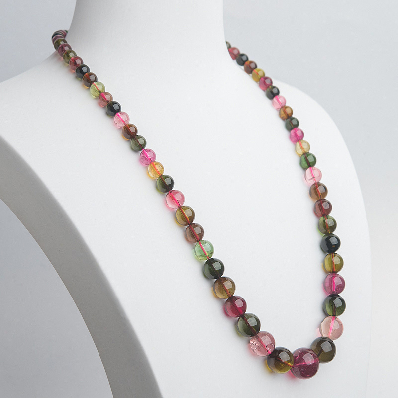 彩虹碧玺项链-红掌柜