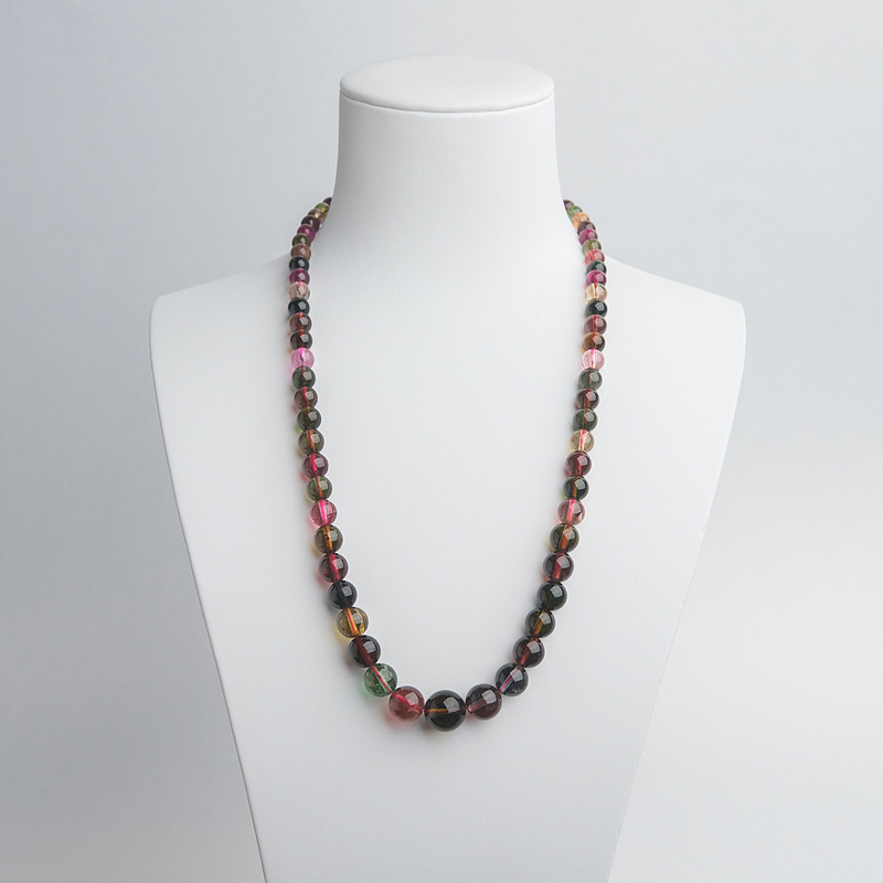 彩虹碧玺塔链-红掌柜