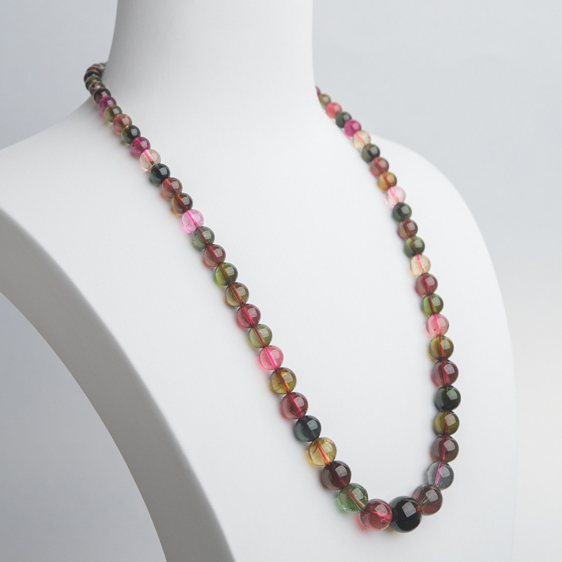 彩虹碧玺项链-红掌柜