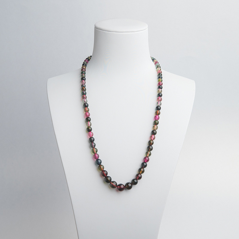 彩虹碧玺塔链-红掌柜