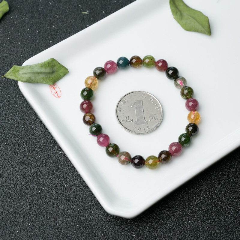 巴西碧玺手串-红掌柜