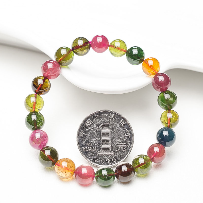 天然碧玺手串-红掌柜