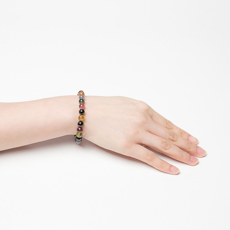 天然碧玺手串-红掌柜